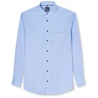 Olymp Businesshemd OLYMP Luxor, modern fit, New Kent mit extra langem Arm blau 40