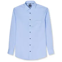 Olymp Businesshemd OLYMP Luxor, modern fit, New Kent mit extra langem Arm blau 40