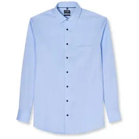 Olymp Businesshemd OLYMP Luxor, modern fit, New Kent mit extra langem Arm blau 40