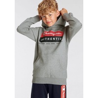 Champion Sweatshirt »Graphic Shop Hooded Sweatshirt - für Kinder«, Gr. XXL (176), grau, , 79370748-XXL