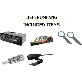 JUST SOUND best choice for caraudio Autoradio Einbaupaket JBL Celebrity 150 passend für Ford Mondeo '93 MK1 | Bluetooth USB