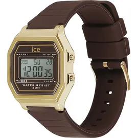 ICE-Watch ICE digit retro Brown cappuccino - Braune Damenuhr mit Plastikarmband - 022065 (Small)