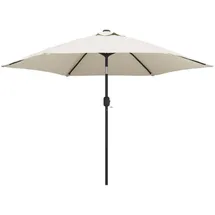 vidaXL Sonnenschirm Ø 300 cm sandweiß