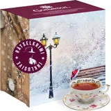 Corasol Krimi & Tee Adventskalender Entführung im Hyde Park (2. Fall) mit 24 losen Tees & Rätsel-Krimi (228 g)