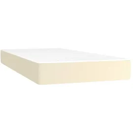 vidaXL Taschenfederkernmatratze Creme 100 x 200 cm H3