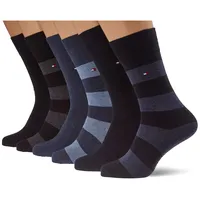 Tommy Hilfiger Rugby Sock 6P ECOM Socken 6er Pack Blau 43-46