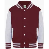 Just Hoods by AWDiS College-Jacke Burgundy/Rot 116