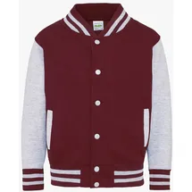 Just Hoods by AWDiS College-Jacke Burgundy/Rot 116