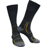DASSY Juno Wollene Arbeitssocken Schwarz/Anthrazit 40-43