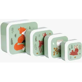 A Little Lovely Company Lunchbox-Set, Forest Friends