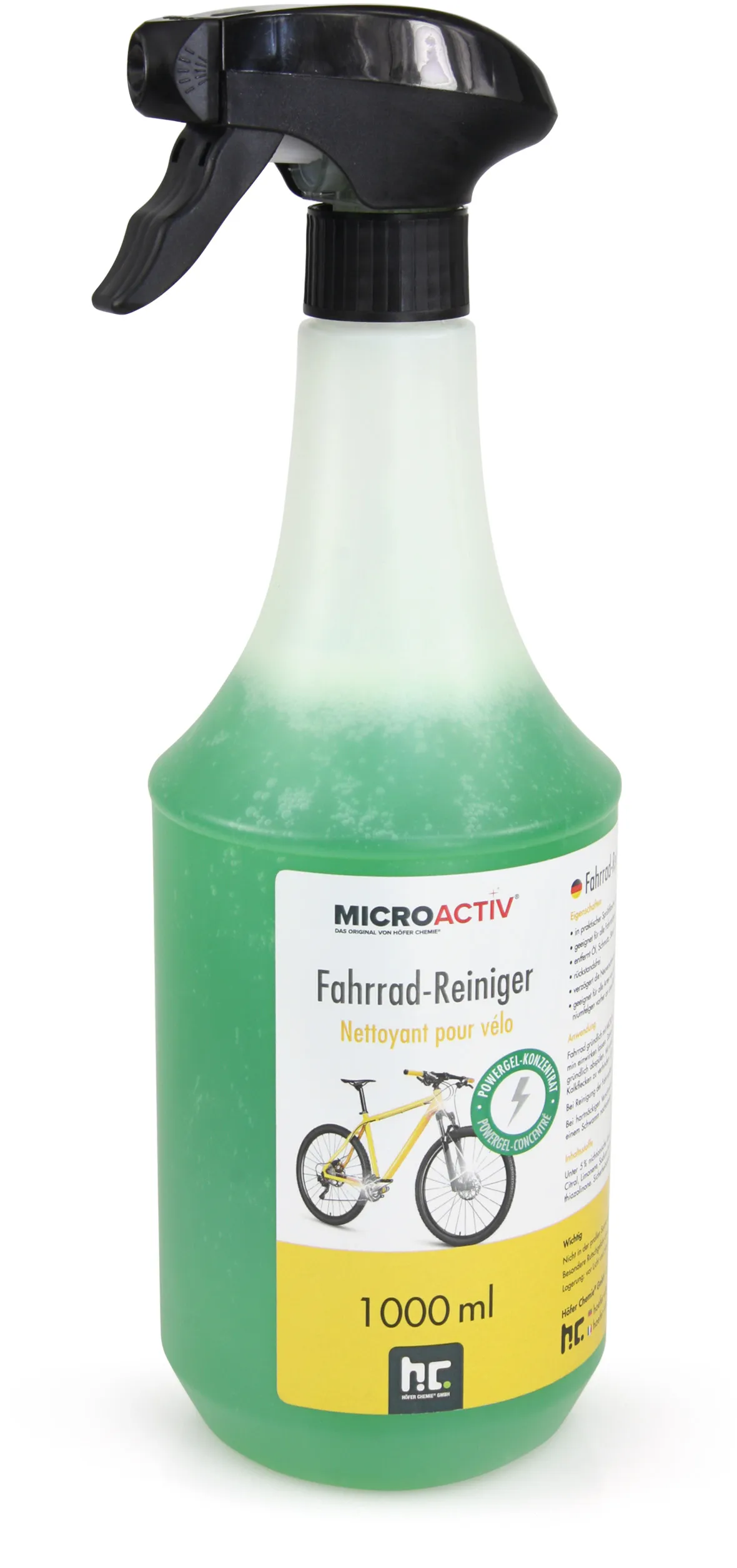 1 x 1 L Microactiv® Nettoyant pour vélo & Nettoyant pour chaîne