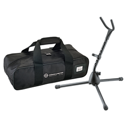 K&M 14315 Sopran-Saxophonständer Set inkl. Tasche