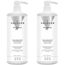 Valquer Laboratorios VALQUER Ultraschall-Leitgel für Gesicht und Körper | Professionelle Einsatz in Radiofrequenz-, Laser-Haarentfernung, Mikrostrom-, IPL- und Kavitation | Wasserbasiert, farb- und geruchlos | 2 x 1 L