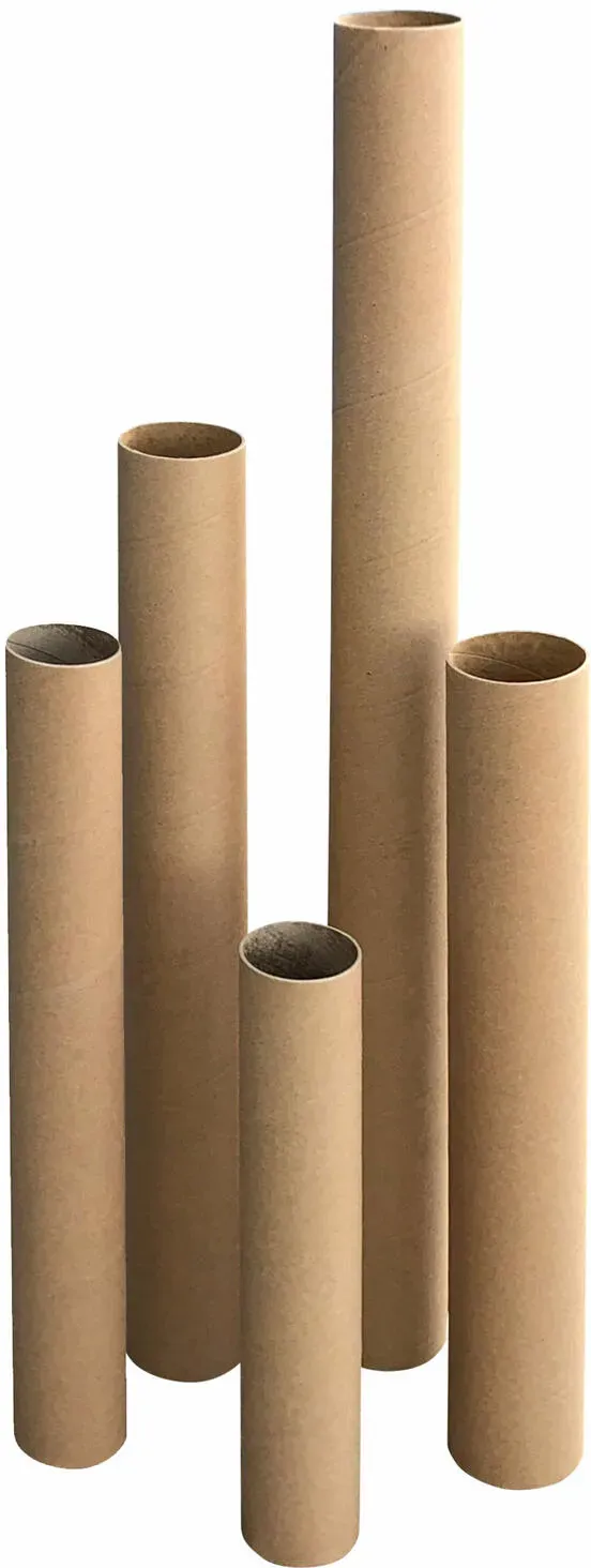 Versandrohre Versandhülsen rund 63 x  640 mm braun ohne Deckel | Format A2 A1