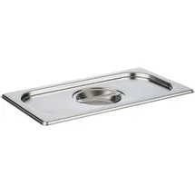 APS GN 1/3 Edelstahl Deckel, 32.5 x 17.6 cm