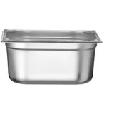 HENDI GN-Behälter Kitchen Line, GN1/2 mit 9,5 Liter aus Edelstahl