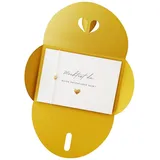 briefzauber Patentante fragen - Karte mit Armband & Herzumschlag (gold)