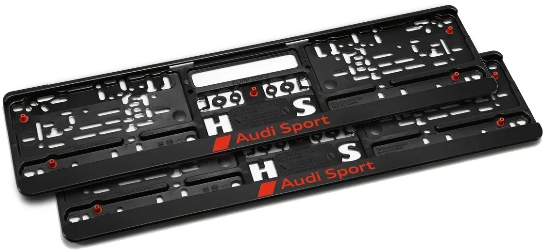 Audi Sport Kennzeichenhalter Set (2 Halter)