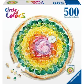 Ravensburger 17347 Erwachsenenpuzzle 500 Teile Circle of Colors Pizza