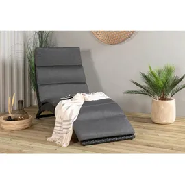 venture home Sonnenliege Archie 158 x 61 x 30 cm Schwarz