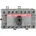 ABB Lastumschalter 4-polig 25 A mit schwarzem Knebelgriff I-0-II 1SCA104877R1001