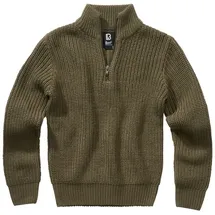 Brandit Textil Marine Troyer Rollkragenpullover Olive 122-128 cm