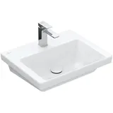Villeroy & Boch V&B Waschtisch Subway 3.0 55x44cm, eck., m 1 HL/o ÜL, weiß C-plus