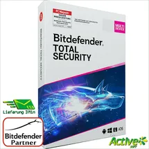 BitDefender Total Security 2020 3 Geräte 1,5 Jahre ESD DE Win Mac Android iOS