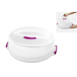 Metaltex Tortenbehälter Ø 36 cm Kunststoff Violett Lila