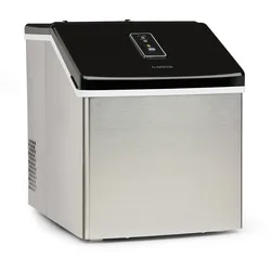 Klarstein Clearcube Eiswürfelmaschine Klareis 13kg/24h Edelstahl schwarz Edelstahl