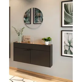 Germania Ameca Garderoben-Set 110x22x200 grau