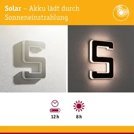 Paulmann Hausnummernleuchte 79846 Schwarz