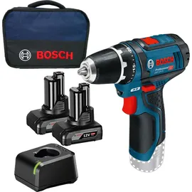 Bosch GSR 12V-15 inkl. 2 x 4,0 Ah + Softbag