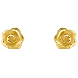 Amor Ohrstecker Rose gelbgoldfarben 2034101 0,6 cm