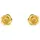 Amor Ohrstecker Rose gelbgoldfarben 2034101 0,6 cm