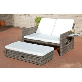 CLP Ancona 5 mm Loungesofa grau meliert/cremeweiß