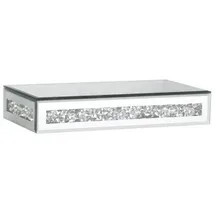 Mirrors and More Wandregal Glitty 30 x 5,5 x 15 cm Grau