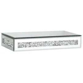 Mirrors and More Wandregal Glitty 30 x 5,5 x 15 cm Grau