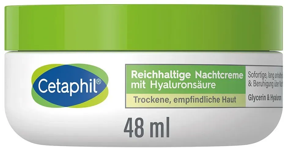 Cetaphil reichhaltige Nachtcreme mit Hyaluronsäure