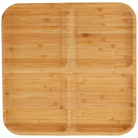 Excellent Houseware Servierplatte mit 4 Fächern,