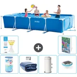 Rechteckiger Frame Pool - 450x220x84 Cm - 7-teilig  S101