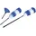 Maximex Staubwedel-Set 3-tlg. blau