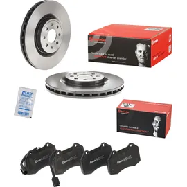 Brembo Bremsscheiben Ø305MM + Bremsbeläge Vorne für Abarth Punto 1.4