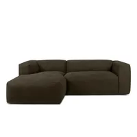 Konsimo Ecksofa Buffo ¦ braun ¦ Maße (cm): B: