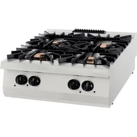 MAXIMA - 4 Brenner - Tiefe 90cm - Gas