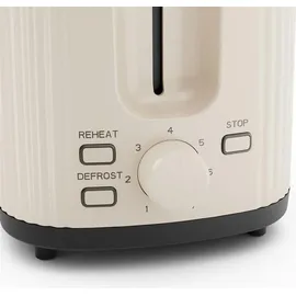 Princess Toaster Wave, 2-Scheiben, 7 Stufen, automatische Abschaltung, 930W, Beige, 930 W, 142337