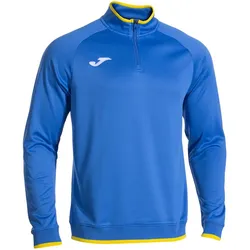 JOMA Combi Premium 1/4-Zip Sweatshirt Kinder 709 - royalblau/gelb 128