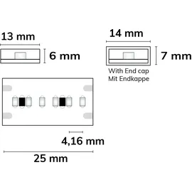 ISOLED LED Flexband 113559 10W warmweiß 500 cm