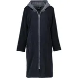 CAWÖ Bademäntel Damen Kapuze Zipper 5108 schwarz - 97 S