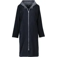 CAWÖ Bademäntel Damen Kapuze Zipper 5108 schwarz - 97 S